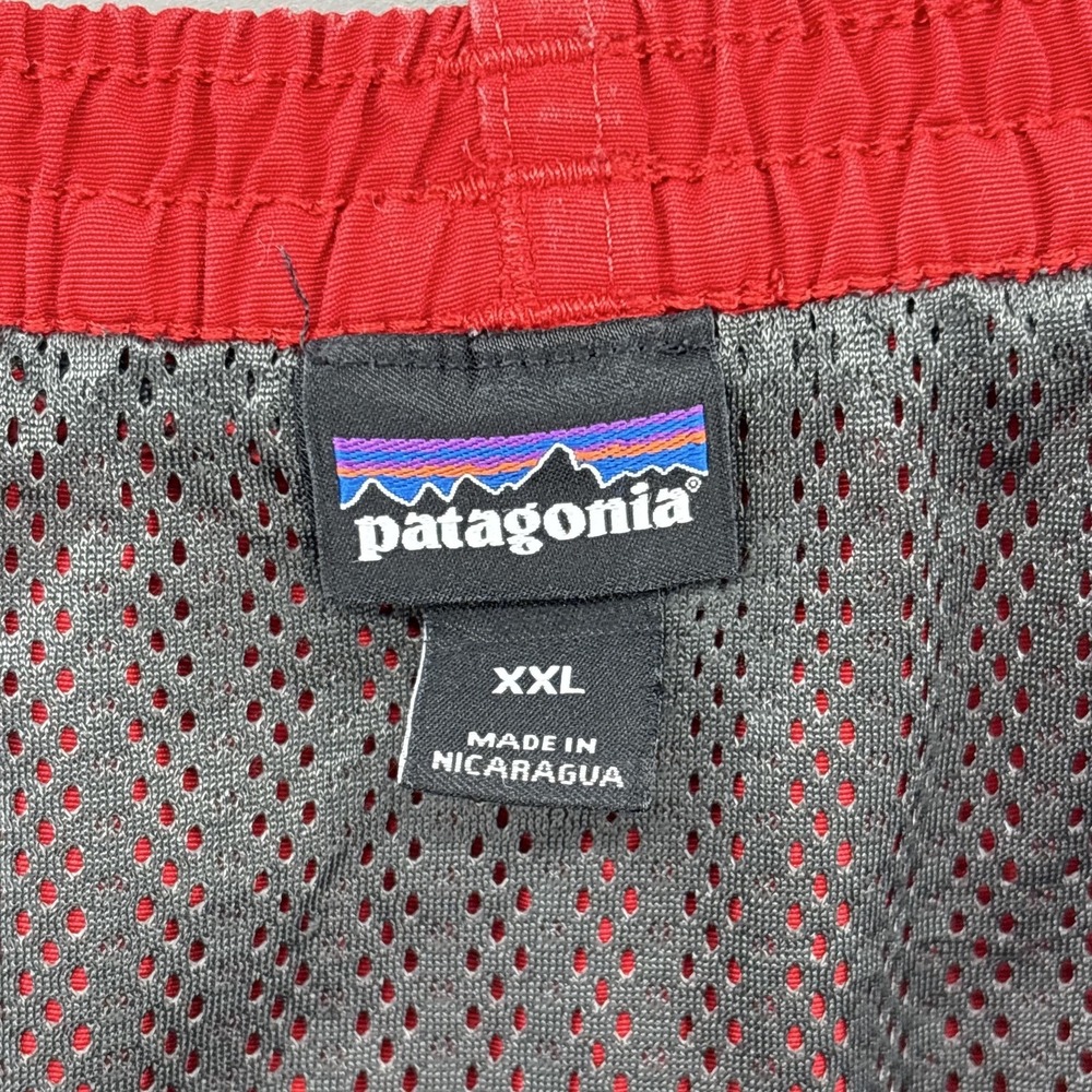 Patagonia Shorts Mens 2XL Red Baggies Swim Trunks Mesh‎ Lined Quick Dry Summer - Picture 8 of 11
